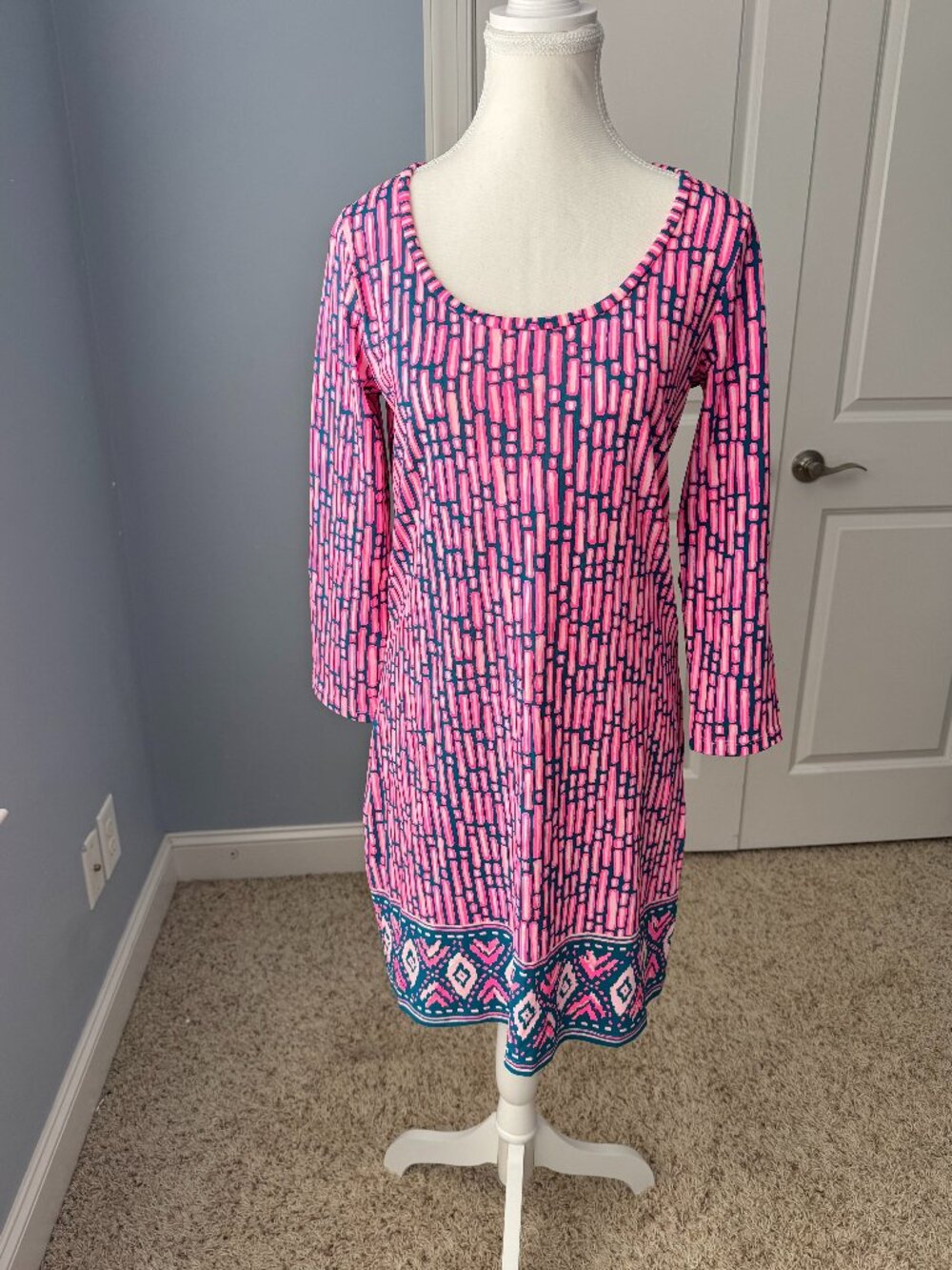 NWOT Lilly Pulitzer Beacon Dress in Slathouse Stripe Engineer Size S